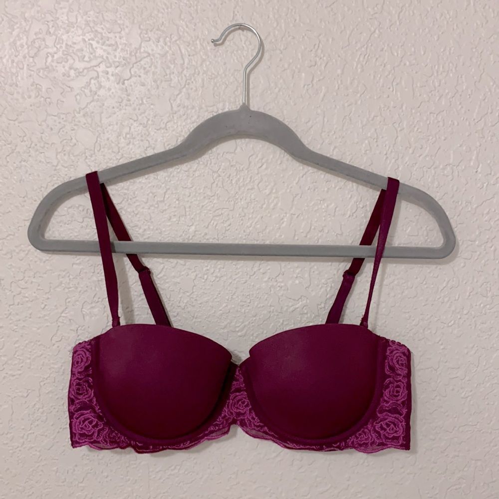 Maidenform maroon bra size: 36C